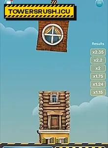 Tower Rush на экране смартфона: башня из деревянных этажей и коэффициенты — towersrush.icu